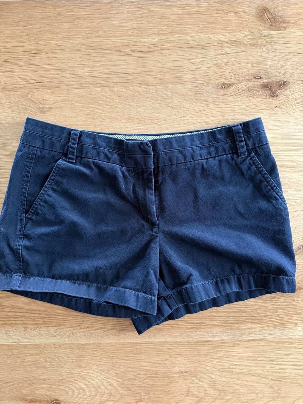 J. Crew Navy Cotton Chino Shorts